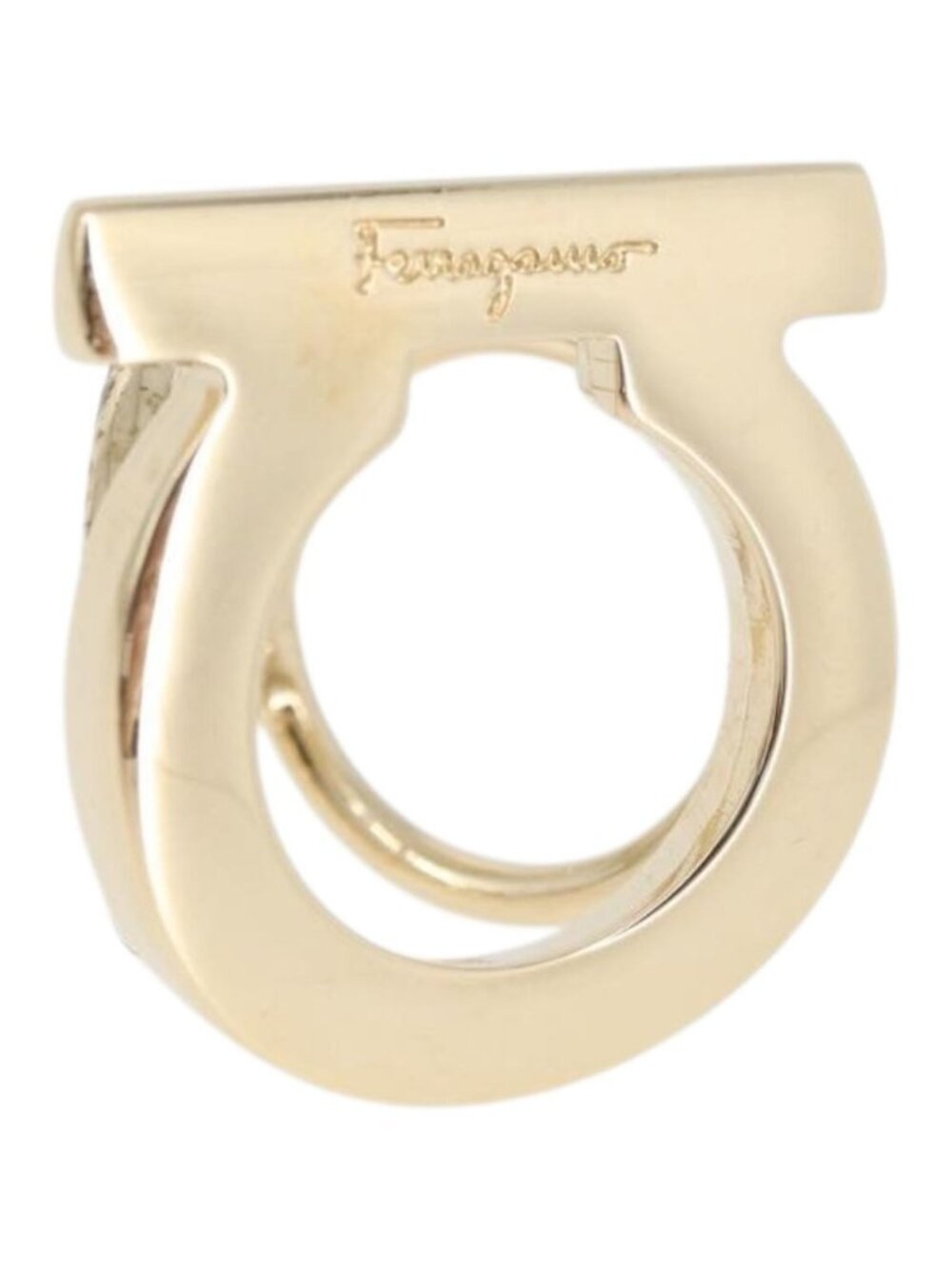 Salvatore Ferragamo Gancini Ring metal Gold